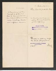 k.k. naturhistorisches Hofmuseum, Intendanzakten 1885-1896 (Hauer), Aktenzahl Z.219.b/1891, Seite 4